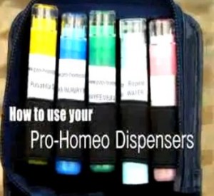 How to use your Homeopathic Dispensers